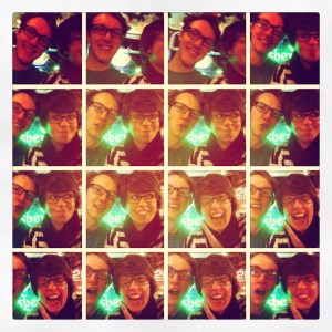 And celebrating St. Patrick's Day in Isesaki! (Greg is a fan of "burst mode" photo shoots.)